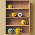 thumbnail image 3 of Lego: Taza de cerámica pequeña - Happy Boy - 8.5 onzas (255 ml), cabeza clásica de miniaturas amarilla, taza novedosa, apta para lavaplatos, bebidas calientes y fr&amp;amp, 3 of 6