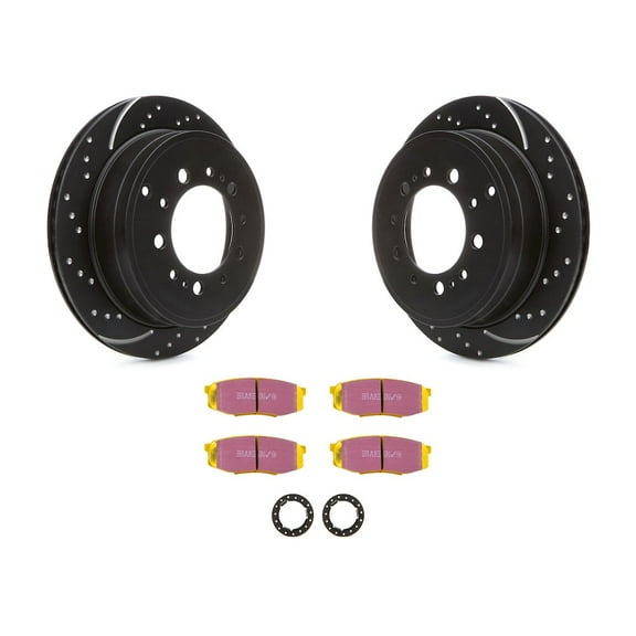 Ebc Brakes S5kr1280 S5 Kits Yellowstuff And Gd Rotors Fits Lx570 Sequoia Fits select: 2007-2021 TOYOTA TUNDRA, 2008-2022 TOYOTA SEQUOIA