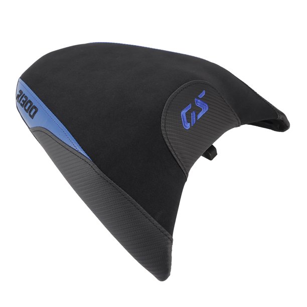 Cojín plano de PU para asiento trasero de pasajero, color azul, para BMW R1300GS (2004-2025)