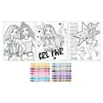 thumbnail image 5 of Cra-Z-Art Barbie Crayon by Number Poster Set, 19 Piece Coloring Set, Beginner, Unisex Ages 4 and up, 5 of 8