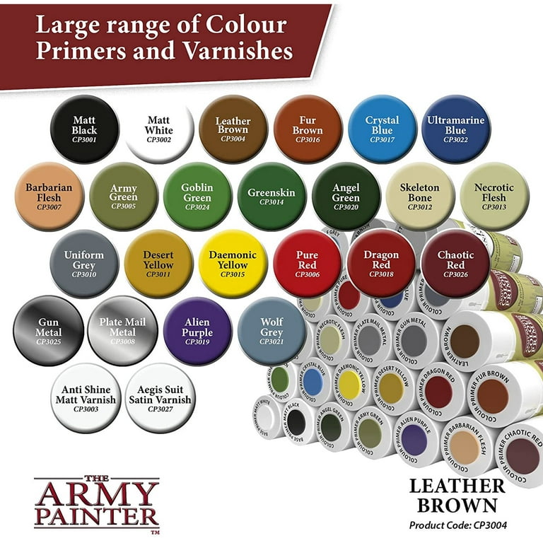 The Army Painter Color Primer Spray Paint, Gun Metal, 400ml, 13.5