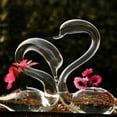 thumbnail image 6 of 1PC Transparent Glass Swan Vase for Valentine Wedding Lovers Gift Household Home Decor, 6 of 8