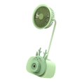 thumbnail image 1 of Mini ventilador de mano, ventilador portátil pequeño recargable quatre en un, tamaño de bolsillo, soporte para bolígrafo, ventilador de escritorio personal Ciervo Macarena abanico portátil, 1 of 8