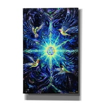 Epic Graffiti 'Anahata' by Jan Kasparec, Canvas Wall Art, 26"x40"