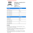 thumbnail image 2 of Brake Pad Set - Compatible with 2011 - 2017 Nissan Juke 2012 2013 2014 2015 2016, 2 of 2