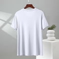 thumbnail image 2 of ZUKMRJPC Men's V Neck Summer Tops Short Sleeve Casual Solid Color Basic T Shirts Soft Comfortable Workout Athletic Pullover Tee, 2 of 5