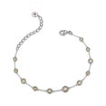 thumbnail image 1 of Collar de Mujer ELLE Plata de Ley 925 18 cm de largo baño de ORO ROSA, 1 of 1