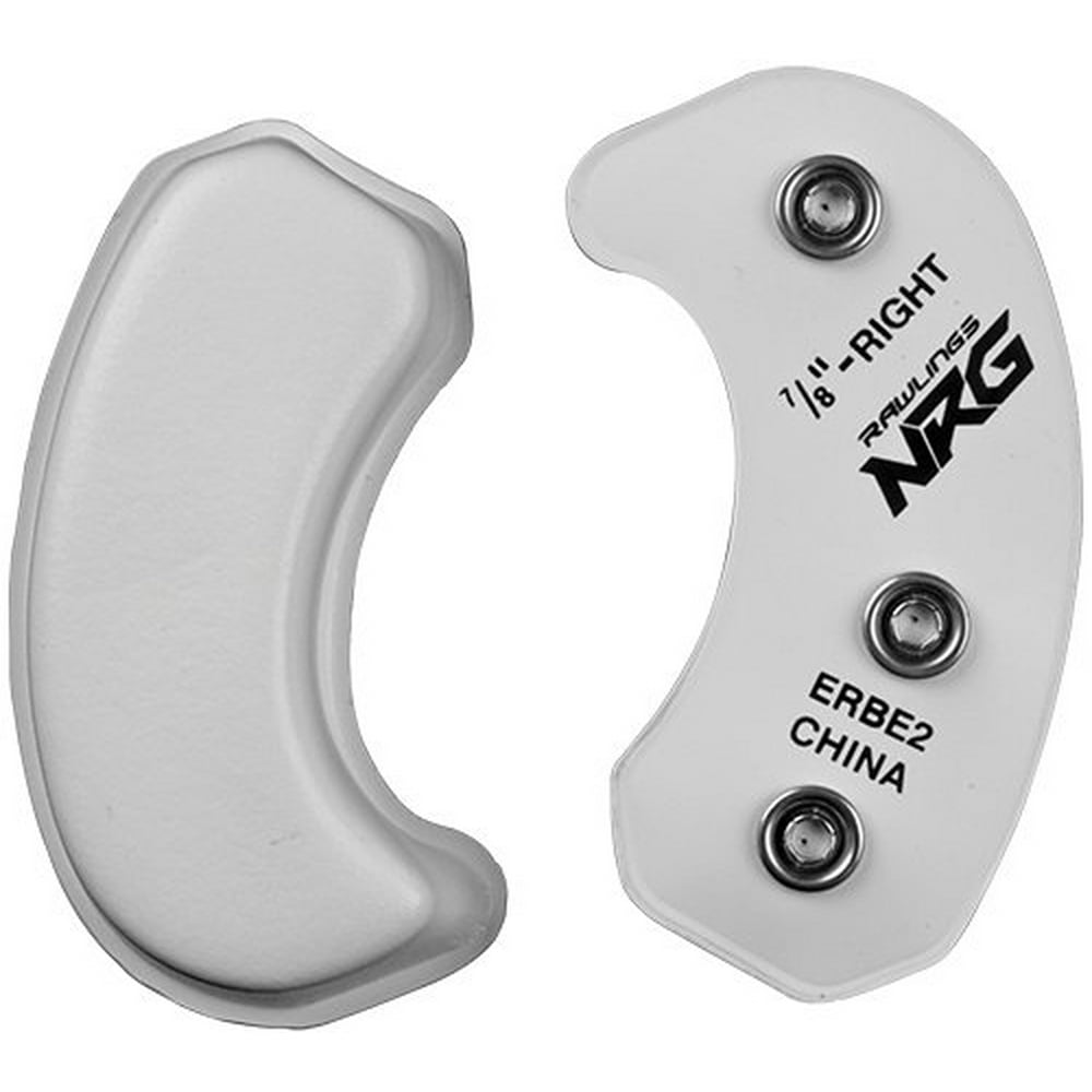 Rawlings NRG Football Helmet Jaw Pad WHITE 1 1/8 INCH THICK