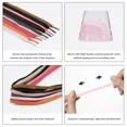 thumbnail image 7 of 2pair Double Layers Flat Shoe Laces Strings Light Pink for Sneakers 24-72 Inch, 7 of 7