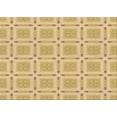 thumbnail image 1 of Ahgly Company Indoor Rectangle Patterned Orange Gold Area Rugs, 6' x 9', 1 of 6