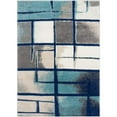 thumbnail image 2 of Luxe Weavers Art Deco Geometric Blue 9x12 Area Rug, Indoor Carpet, 2 of 7
