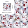 thumbnail image 3 of CIYISON Simple 45x45cm Smile Snowman Pillow Cover Christmas Backrest Cushion for Case Cushion Cover Pillowcase for Male Female, 3 of 11