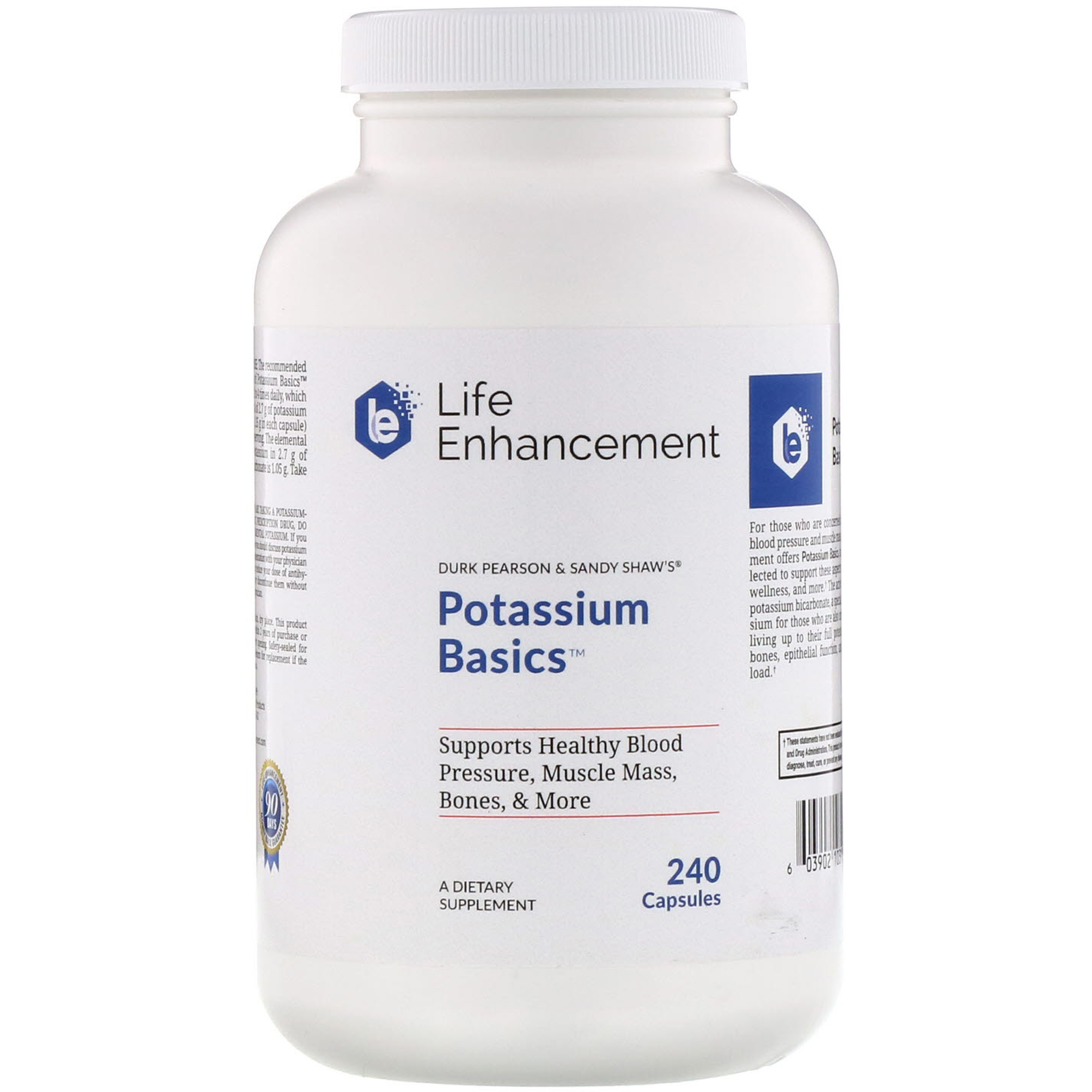 Life Enhancement Potassium Basics, 240 Capsules
