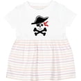 thumbnail image 3 of Inktastic Pirate Skull and Cross Bones Girls Baby Dress, 3 of 5