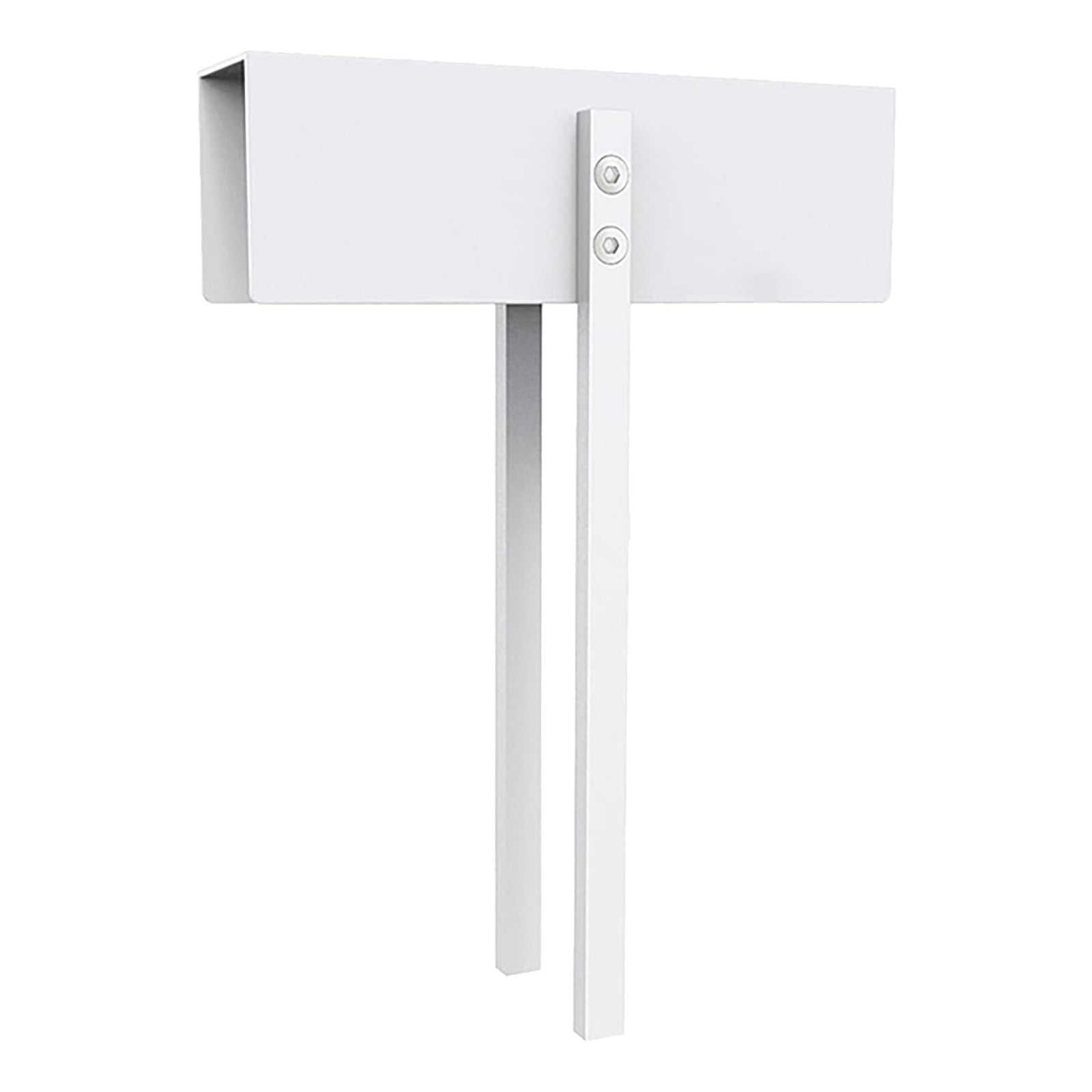 ZOURIH 2 Pcs Bifold Door Lock- Metal Double Door Child Safety Locks Keep Cats&Dogs Out of Pantry,Closets,Cabinets,White
