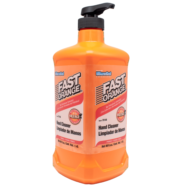 Permatex Fast Orange Pumice Hand Cleaner, 48oz Orange Scent