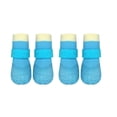 thumbnail image 4 of 4Pieces Dog Rain Shoes Waterproof and Slip Resistant Breathable Rain Boot for Small Dog Outdoor Use Safe Protections, 4 of 8