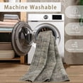 thumbnail image 4 of Washable Rugs 8x10 Area Rugs for Living Room,Bedroom and Dining Room-Large Ultra Soft Faux Wool Retro Carpets,Non Slip&Non-Shedding Low Pile Vintage Print Home Office Rug-Brass Green-Brown-Olive, 4 of 8