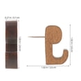 thumbnail image 2 of FONWILYO 40pcs Decorative Push Pins Steel Wire Paper Fixing Office Use, 2 of 6