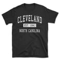 thumbnail image 1 of Cleveland North Carolina Classic Established Men's Cotton T-Shirt, 1 of 1
