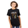 thumbnail image 3 of Flaming Floral Skull Loving Soul Men's Graphic T Shirt Tees Brisco Brands S, 3 of 6