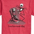 thumbnail image 3 of The Nightmare Before Christmas - True Love Never Dies - Men's Short Sleeve Graphic T-Shirt, 3 of 5