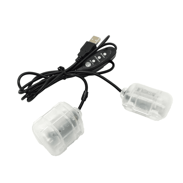 Motor de Masaje Vibratorio con Regulación de Velocidades por USB, o Dos Motores de 5 V para Almohadas o Cojines de Masaje