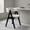 White+Black, variant on Barara King Mid-Century Modern Wooden Dining Chair Set of 2 with Sherpa Upholstered for Kitchen, Dining Room, Retro Style Decor Furniture, Black