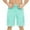 Light Blue, variant on Busydd Men's Shorts Trendy Solid Color Cargo Shorts for Men Elastic Waist Drawstring Summer Shorts Comfy Loose Casual Shorts with Pockets