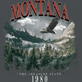 thumbnail image 3 of Trust The Universe Montana Vintage Printed T-shirt, Cotton, Size S-2XL, 3 of 4