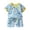Summer Children Outfit Set-C458-Yellow, variant on Toddler Infant Baby Girls Summer Outfits Print Short Sleeve Pocket T-Shirt Tops Pants Clothes Sets Girls Summer Set 1-6 Years,18-24 Months