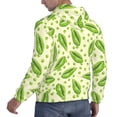 thumbnail image 6 of Haiem Green Peas Patterned Men's Hoodie with Kangaroo Pocket - Ideal Pullover Sweatshirt for Daily Wear, Travel, and Home-X-Large, 6 of 7