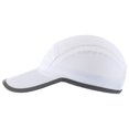 thumbnail image 2 of Minzimin Foldable Mesh Sports Cap with Reflective Stripe Breathable Sun Runner Cap, 2 of 7