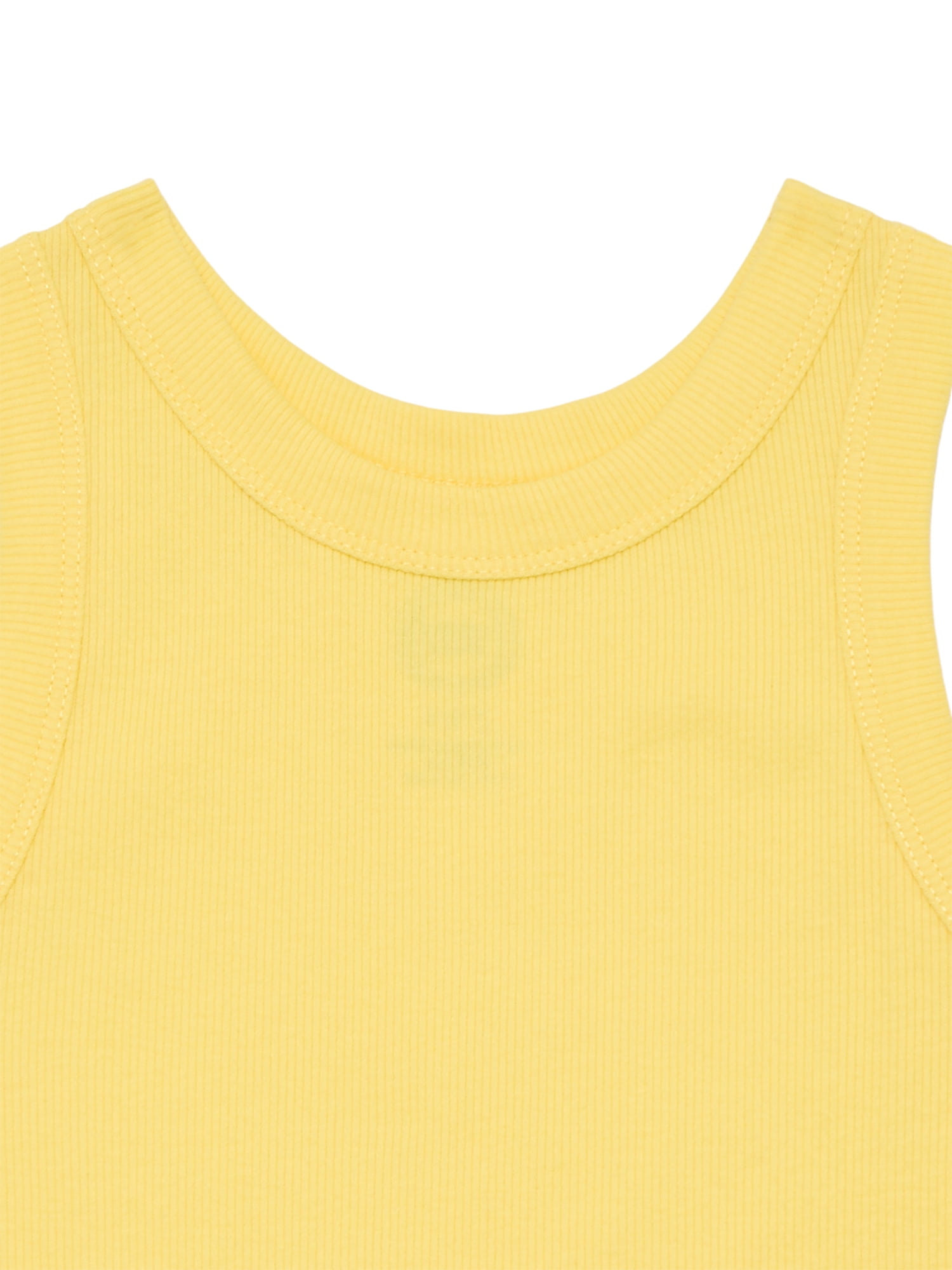 Wonder Nation Girls Kid Tough Ribbed Tank Top, Sizes 4-18 & Plus