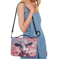 thumbnail image 5 of Kuiaobaty Cow Flower Print Bible Cover for Women Men PU Leather Bible Case Book Carrying Bag with Handle and Shoulder Strap, Portable Bible Tote Bag Scripture Organizer Pen Holder, M, 5 of 7