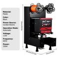 thumbnail image 3 of Commercial Full Automatic Cup Sealer, 90/95mm Electric Sealing Machine, LED Display for Bubble Milk Tea & Coffee, 3 of 8
