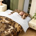 thumbnail image 4 of Manfei Rustic Camouflage Twin Comforter Sets, Countryside Camo Branches Bedding Set, Coyote Brown, Reversible, 2-Piece, 1 Comforter and 1 Pillowcase, 4 of 7