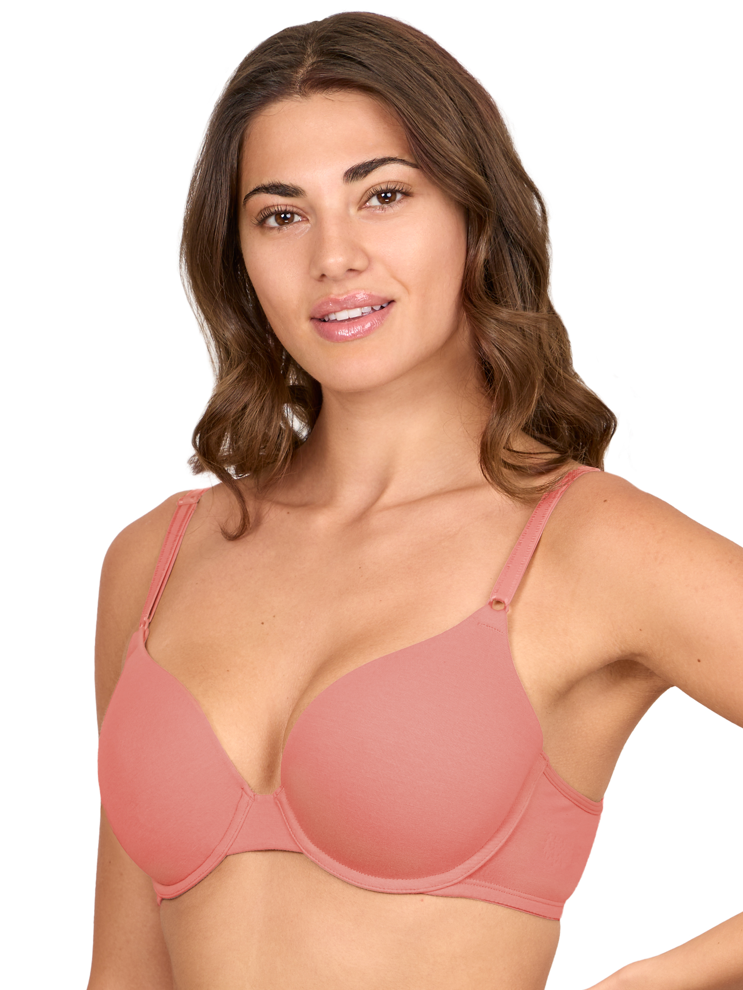 Fruit of the Loom Women's T-Shirt Bra 2 Pack, Style FT938, Sizes M to XXL