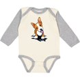 thumbnail image 3 of Inktastic Corgi Puppy Boys or Girls Long Sleeve Baby Bodysuit, 3 of 5