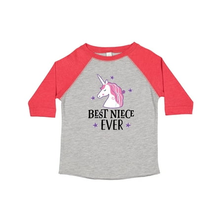

Inktastic Best Niece Ever Unicorn from Aunt Gift Toddler Toddler Girl T-Shirt
