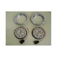 thumbnail image 2 of 4" Round 10 LED Clear White Reverse Light Kits / Stainless Steel Flange Mount, 2 of 3