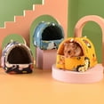 thumbnail image 5 of Small Guinea Pig Bed, Guinea Pig Hideout Hamster Bed Rabbit House, Washable Warm Sleeping House for Small Pet, Ferret, Chinchilla, Bunnies| Winter & All Seasons, 5 of 6