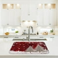 thumbnail image 6 of 18x24 Inch Dish Drying Mat for Kitchen Counter Absorbent Kitchen Mat Christmas Wood Snow Tree Dish Drying Pad Coffee Bar Accessories, 6 of 8