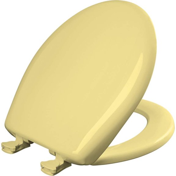 Bemis 200SLOWT Lift-Off Plastic Round Slow-Close Toilet Seat, Available in Various Colors