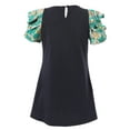 thumbnail image 2 of Richie House Girls' Knit Dress with Chiffon Sleeve RH1855, 2 of 2
