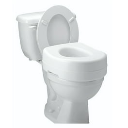 Carex Health Brands Raised Toilet Seat Economy, 5-1/2 Inch White - Main Image