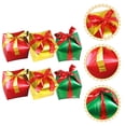 thumbnail image 2 of 6pcs globos de lámina de forma cuadrada presente Box Blowon Navidad Año Nuevo Decoración de la fiesta de cumpleaños, 2 of 6