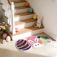 thumbnail image 5 of Naxoaeo Easter Floor Mat, Bunny Egg Shaped Non-Slip Washable Rug, for Bedroom, Porch, Hallway, Dorm, Spring Home Decor, Door Mat, Indoor Rug, Decorative Doormat, Housewarming Gift, 5 of 10