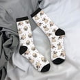 thumbnail image 5 of Logiee Pugs Print Adult Socks for Men & Women,Calf Socks, Ankle Socks,Boots Socks,Breathable Casual Sock,Unisex Crew Socks, 5 of 6