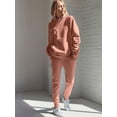 thumbnail image 6 of Ma Croix Womens Premium French Terry Pullover Hoodie and Jogger Sweatpants Set Tracksuit, 6 of 8